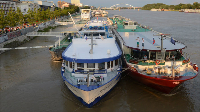 Suspendido el transporte fluvial a través del Danubio