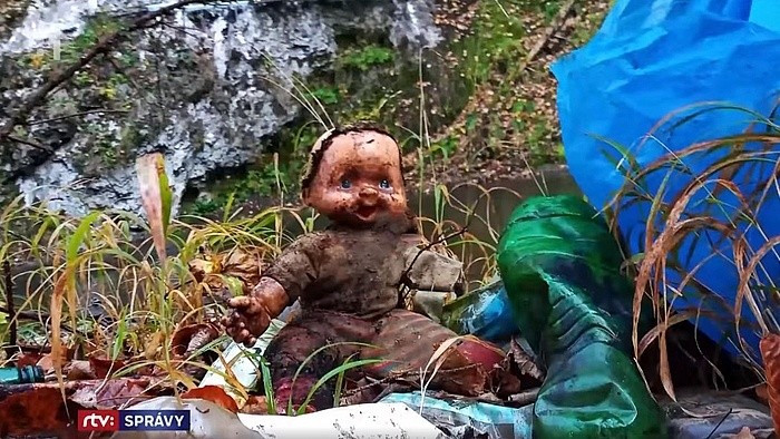 Slowakisches Paradies von Müll überflutet