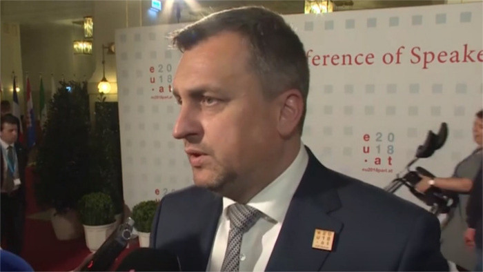 Konferenz der EU-Parlamentschefs in Wien