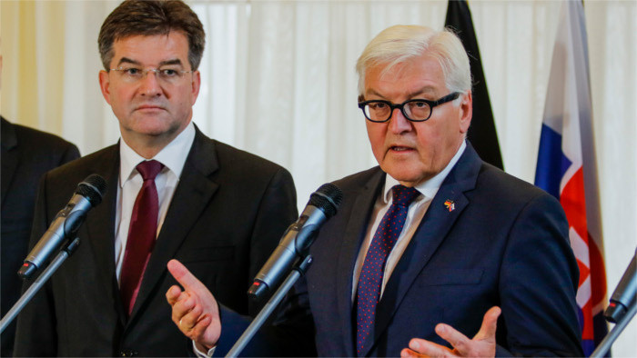 Frank-Walter Steinmeier auf Slowakei-Besuch