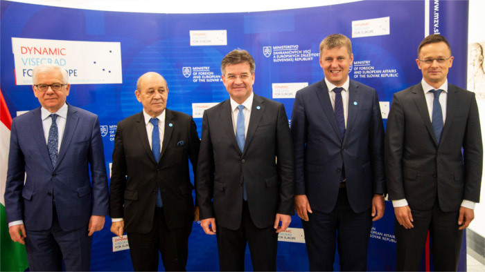 Treffen der Außenminister in Bratislava