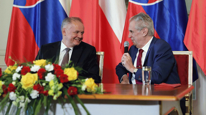 El último viaje oficial de Andrej Kiska ha sido a Chequia
