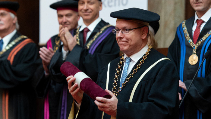 Ehrendoktorat für Fürst von Monaco