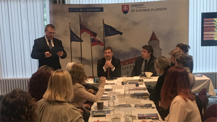 Stretnutie s krajanmi v Británii