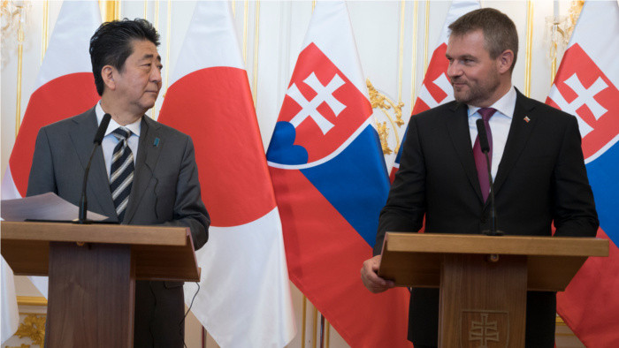 Japan und Slowakei mit guten Beziehungen 