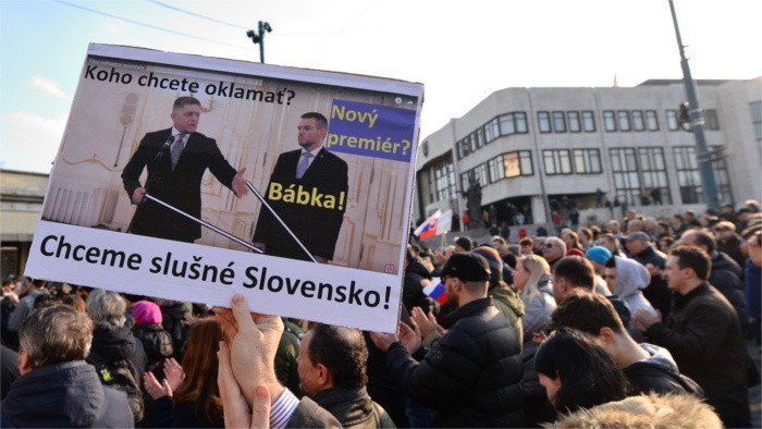 Protesttreffen vor dem Parlamentsgebäude