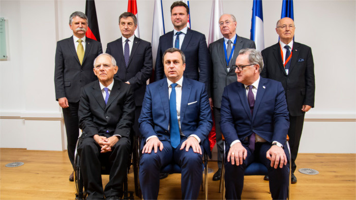 Treffen der Parlamentschefs in Bratislava