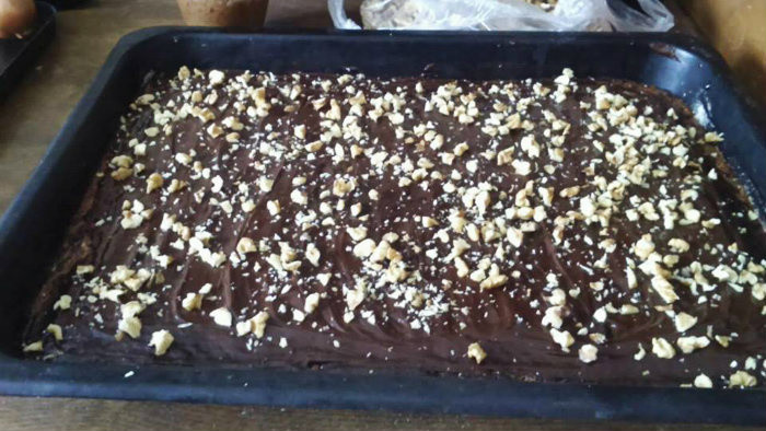 Jablkový či čokoládový brownie