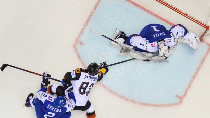 Eishockey-WM: Slowakei unterliegt Deutschland mit 2:3