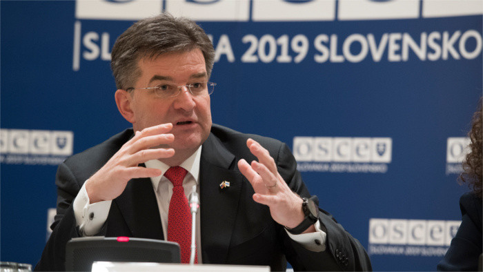Le chef de la diplomatie slovaque a mis fin au rôle de président en exercice de l'OSCE