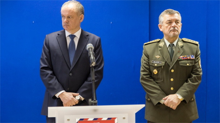 Slovak army in poor condition, states President