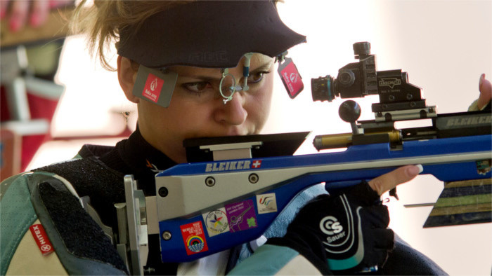 Sportschützin Daniela Demjén-Pešková gewann Bronze 