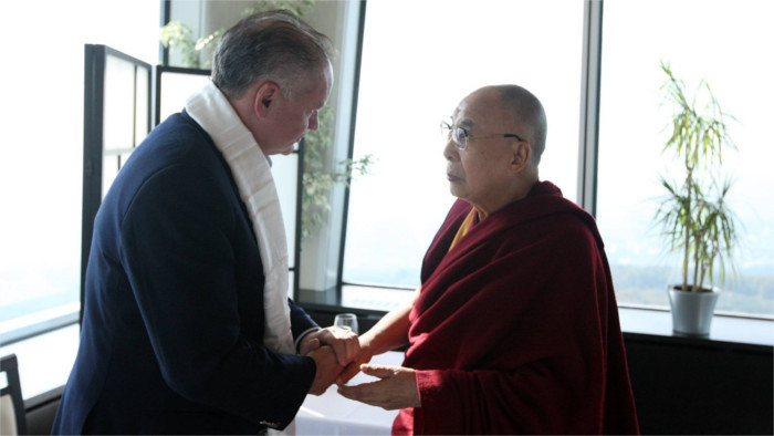 Dalai Lama besuchte Slowakei
