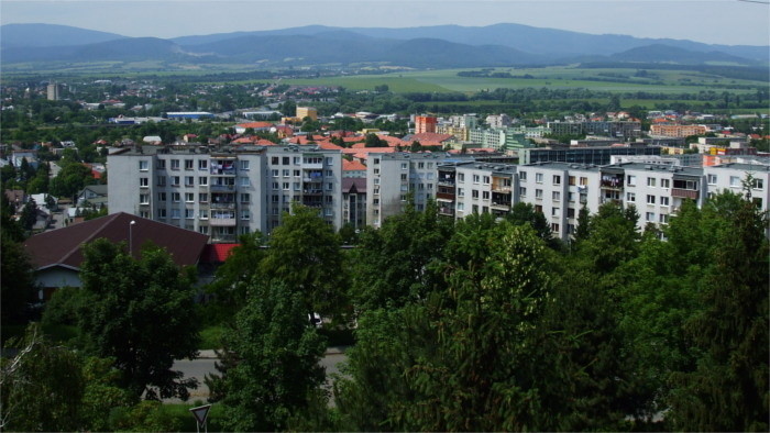 Vranov nad Topľou transparenteste Stadt