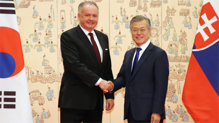 Präsident Kiska resümiert Südkorea-Besuch