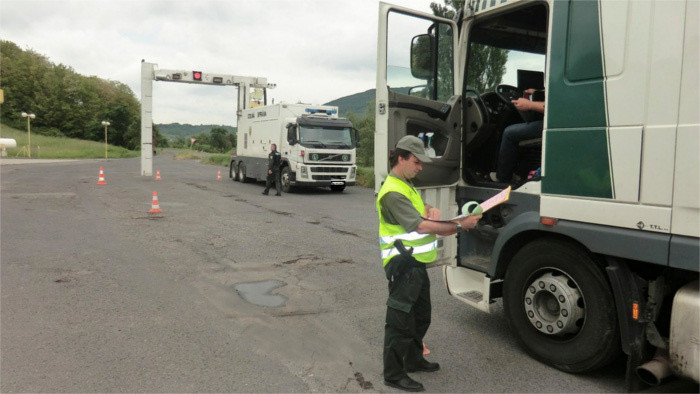 Slovak truck driver carrying marijuana