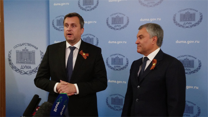 Parlamentsvorsitzender in Russland