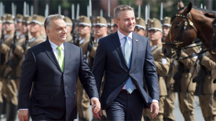 Pellegrini trifft Orbán und Áder in Budapest
