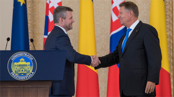Premier Pellegrini besuchte Rumänien