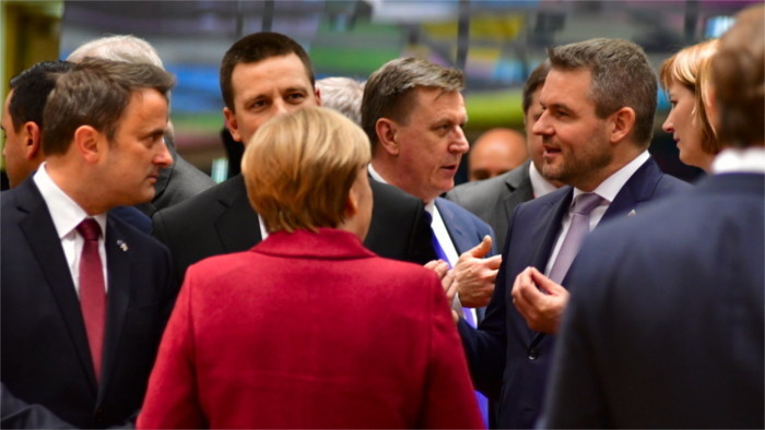 Regierungschef beim EU-Gipfel   