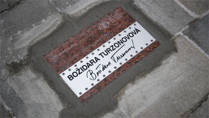 Neuer Stern auf dem Walk of Fame in Bratislava