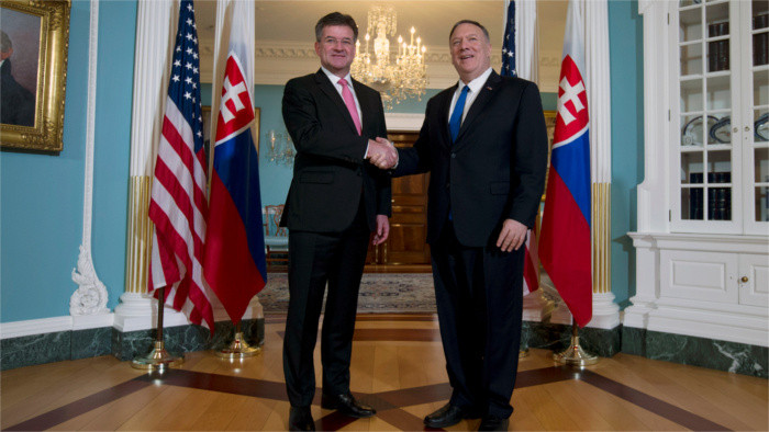 Minister Lajčák traf Amtskollegen Pompeo 