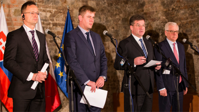 Treffen der V4-Außenminister in Bratislava