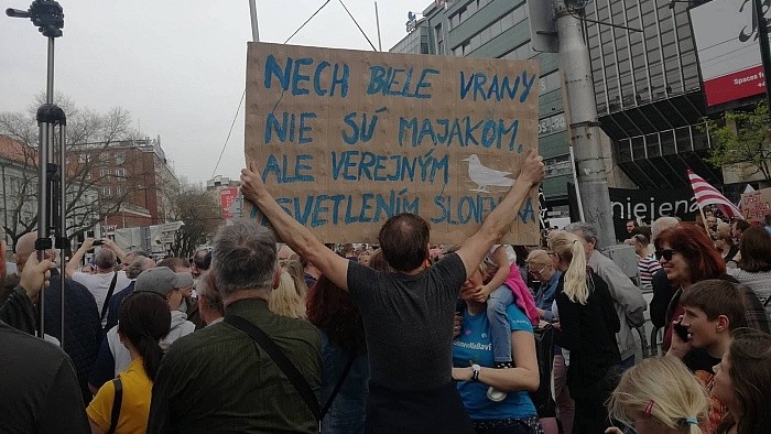 Erneut Demonstrationen "für eine anständige Slowakei"  