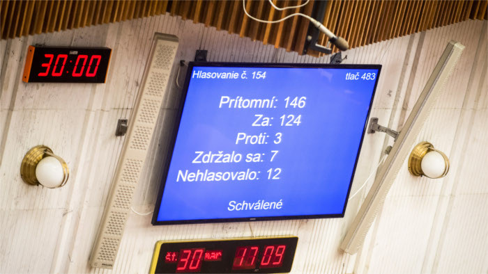 El Parlamento de Eslovaquia aprueba una serie de enmiendas constitucionales