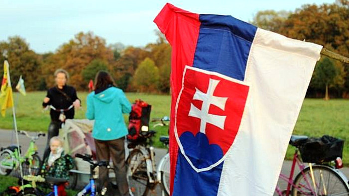 Eine „slowakoklare“ Studentengruppe in Leipzig