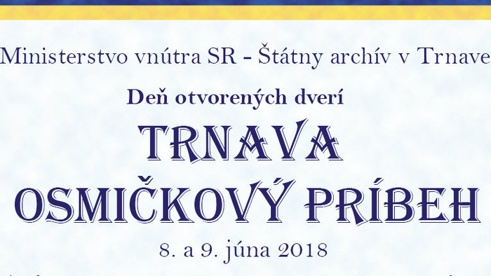Štátny archív Trnava – osmičkový príbeh 