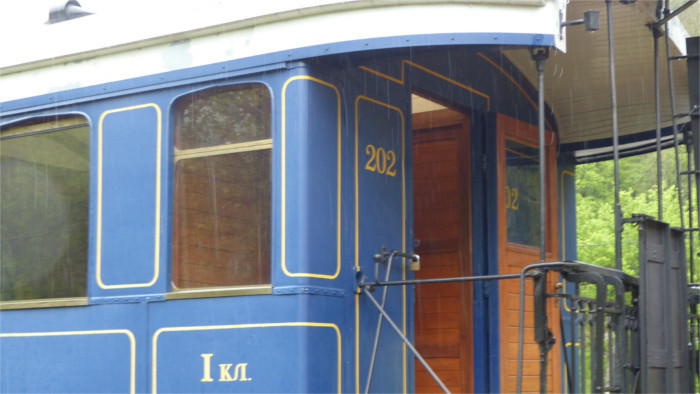 El tren Legiovlak llega a Brezová pod Bradlom
