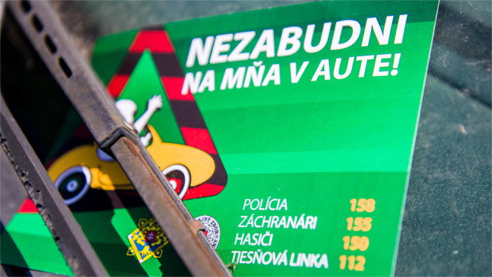 Kampagne „Vergiss mich nicht im Auto“