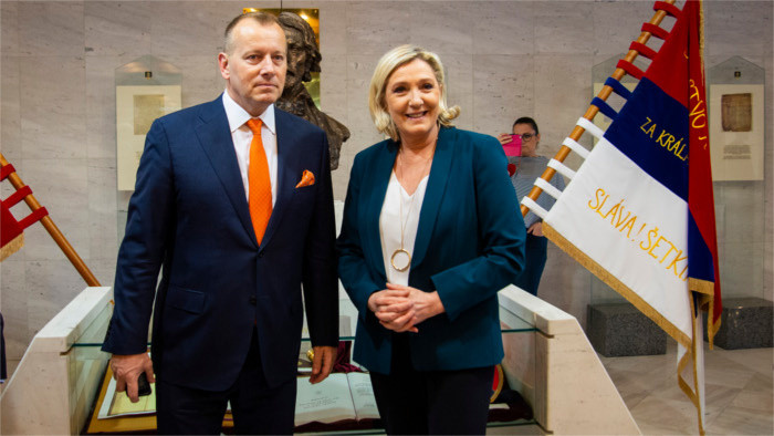 Marine Le Pen asiste hoy a conferencia en Bratislava
