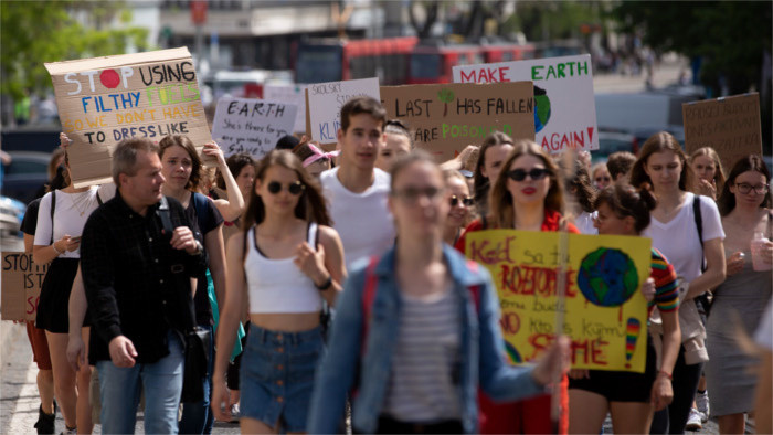 Los eslovacos salen a la calle en protesta contra el deterioro del medio ambiente