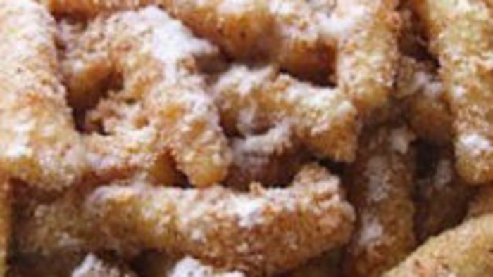 Šúľance so strúhankou a cukrom, Pôstna pizza