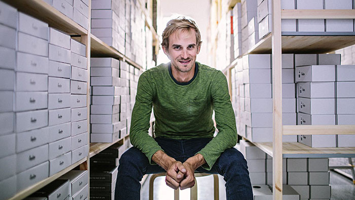 Cyklista Peter Velits v Ráne na eFeMku