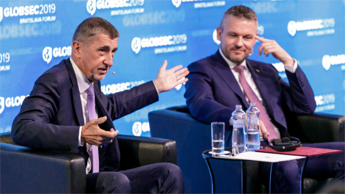 Pellegrini y Babiš comparten puntos de vista en el marco de conferencia GLOBSEC