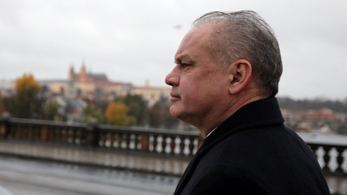 Kiska auf Besuch in Prag