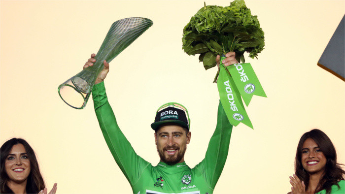 Peter Sagan holt zum siebten Mal Grünes Trikot