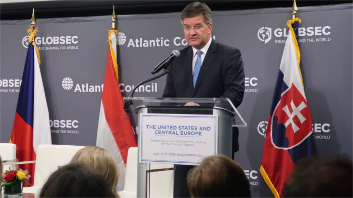 Lajčák interviene en la conferencia del Atlantic Council