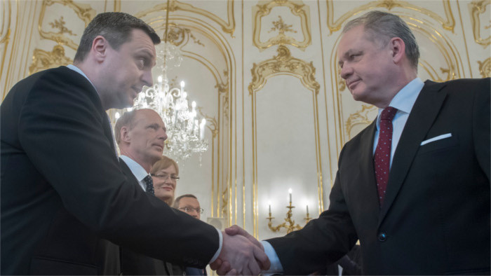 Лидера SNS и спикера парламента А. Данко принял президент
