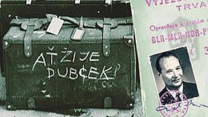 Dokument Vycestovacia doložka pre Dubčeka zamieril do kín