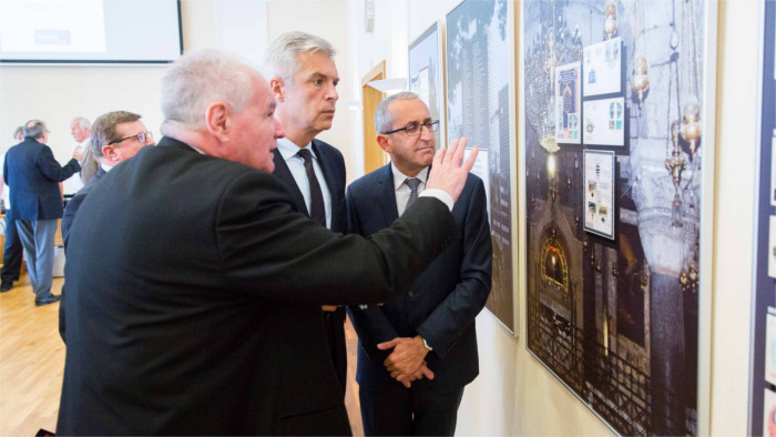 Ausstellung „Ersttagsstempel des Israelischen Staates“