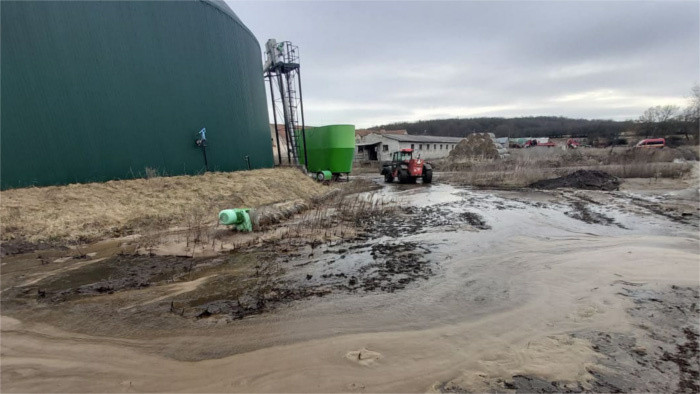 Dangerous substance leaks in Krupina district 