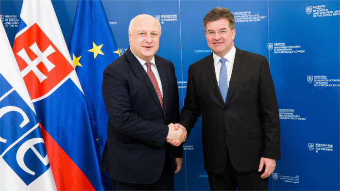 Lajčák se reúne con el presidente de Asamblea Parlamentaria de la OSCE