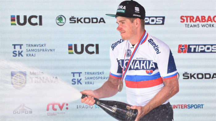 Juraj Sagan, campeón de Eslovaquia en ciclismo en carretera