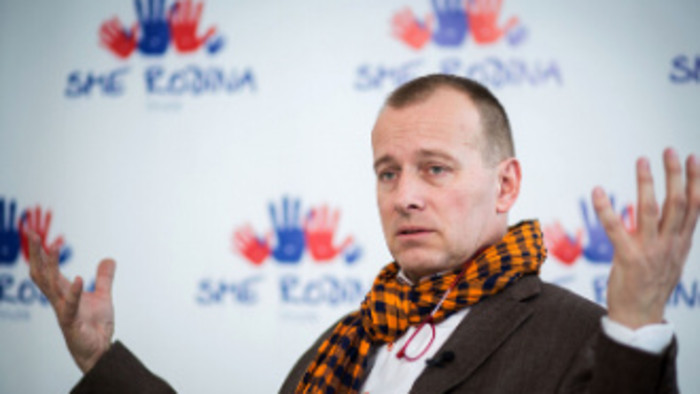 Boris Kollárral a piros vészjelző lámpáról