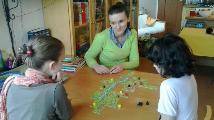 Škola v obývačke