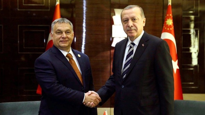Budapesten járt Erdoğan